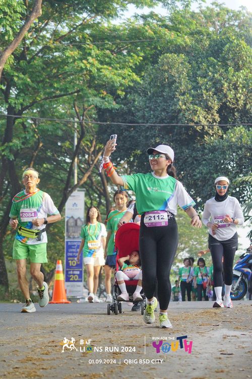 Race photo from BAF LIONS RUN 2024