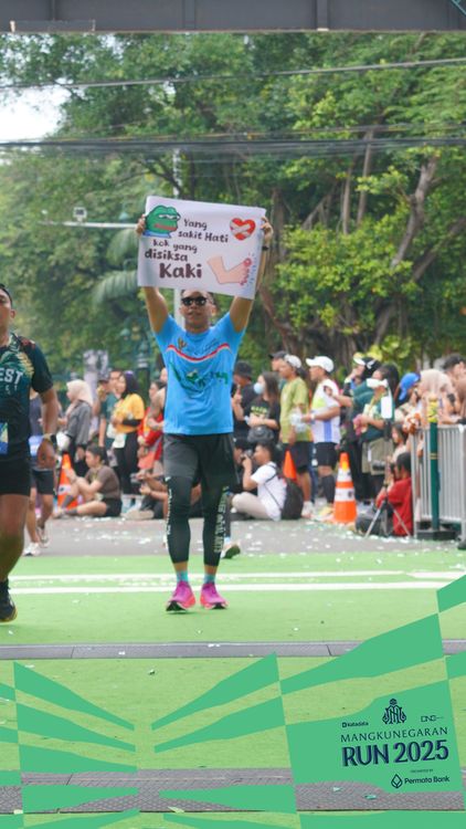 Race photo from Mangkunegaran Run 2025