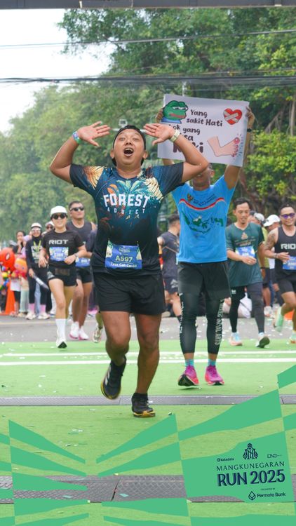 Race photo from Mangkunegaran Run 2025
