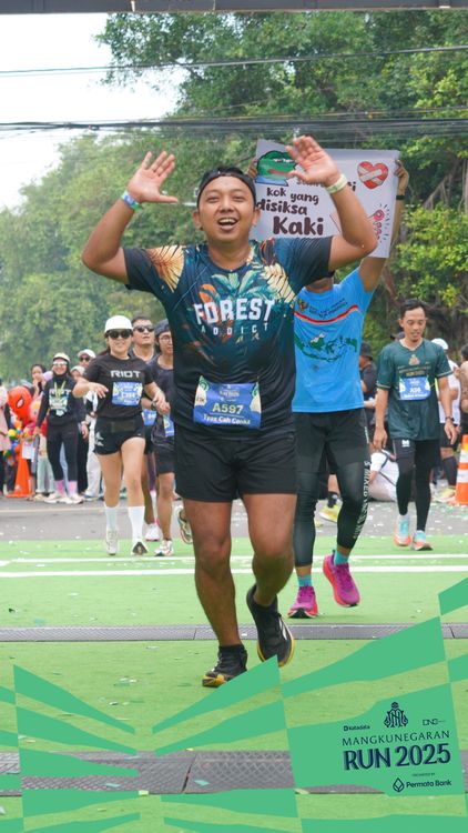 Race photo from Mangkunegaran Run 2025