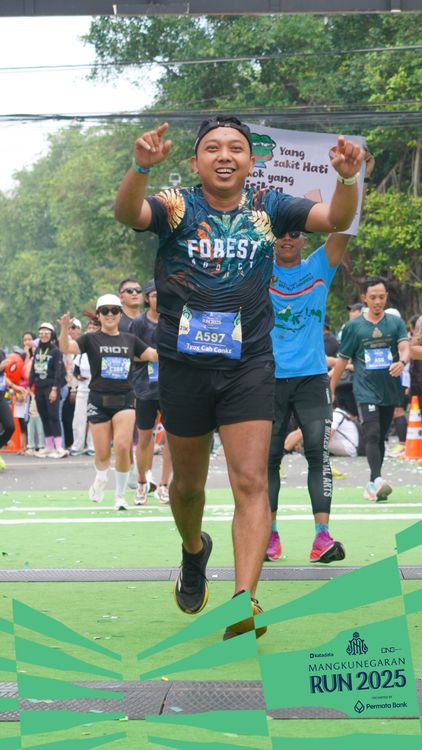 Race photo from Mangkunegaran Run 2025