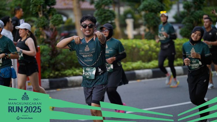 Race photo from Mangkunegaran Run 2025