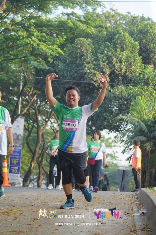 Race photo from BAF LIONS RUN 2024
