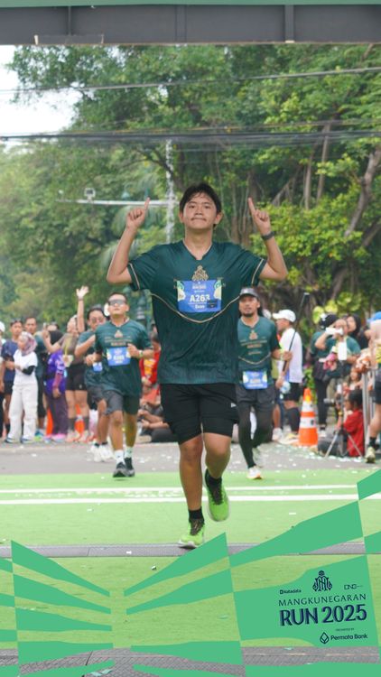 Race photo from Mangkunegaran Run 2025