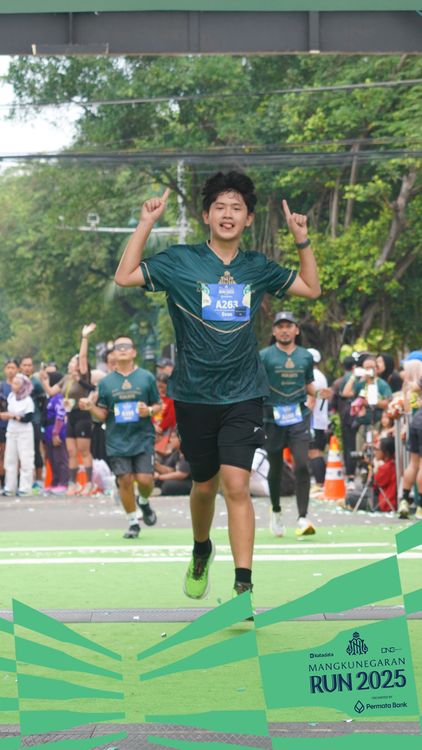 Race photo from Mangkunegaran Run 2025