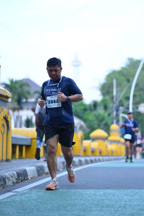Race photo from KEMLU RUN 2025