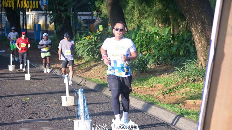Race photo from Taman Budaya x BOGORUN 2025