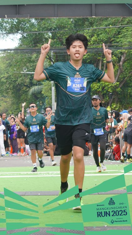 Race photo from Mangkunegaran Run 2025