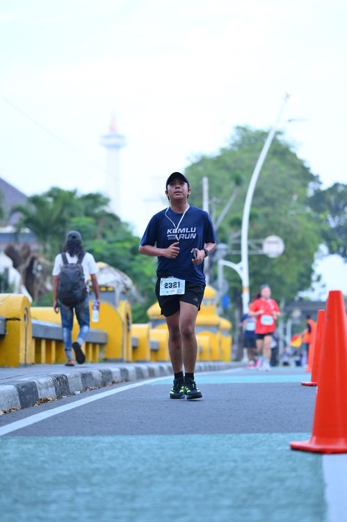 Race photo from KEMLU RUN 2025