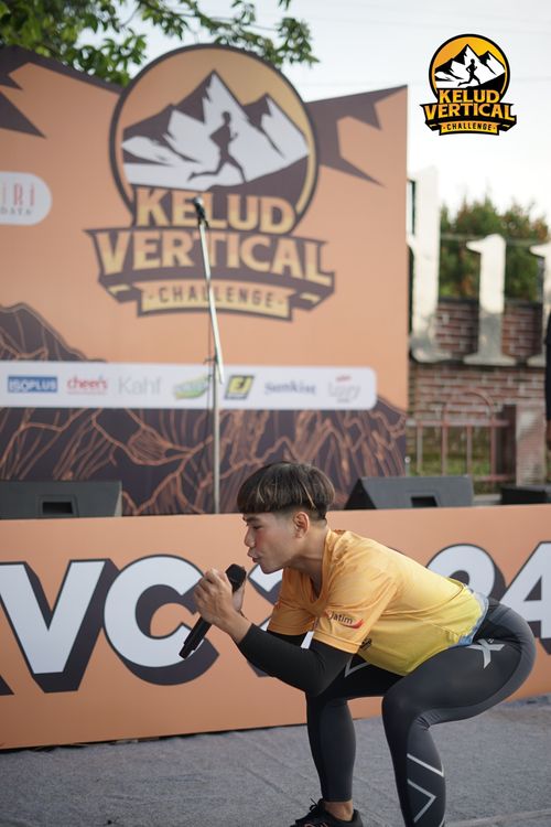 Race photo from Kelud Vertical Challenge 2024