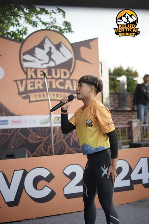 Race photo from Kelud Vertical Challenge 2024