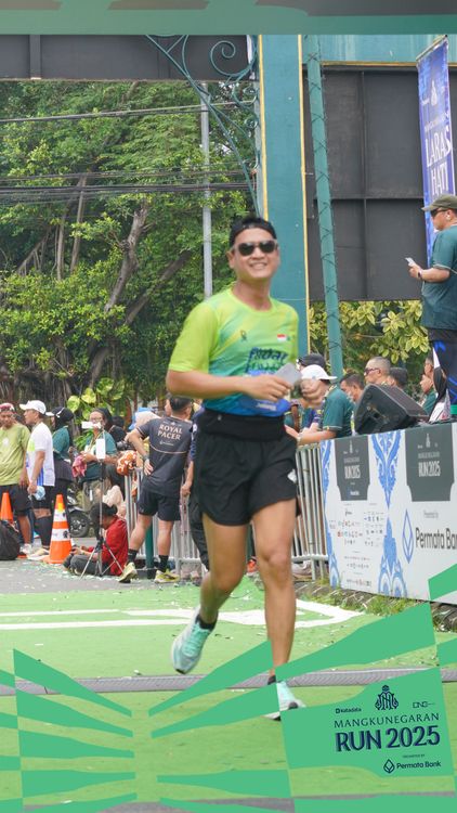 Race photo from Mangkunegaran Run 2025