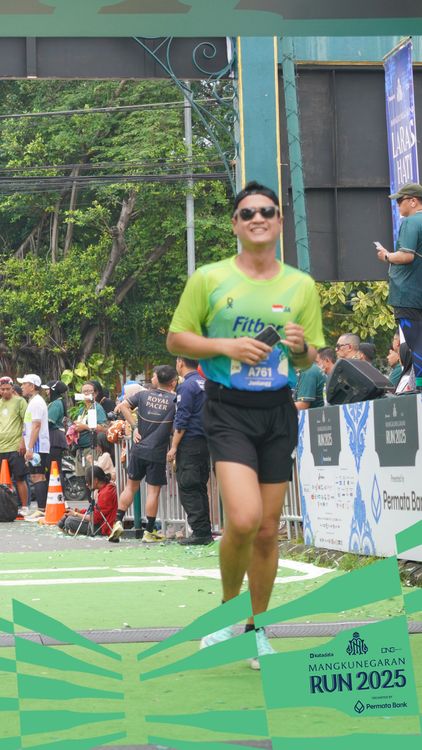 Race photo from Mangkunegaran Run 2025