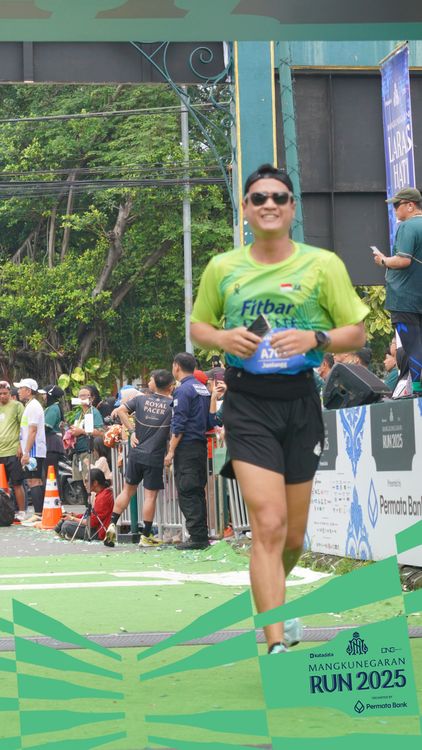 Race photo from Mangkunegaran Run 2025