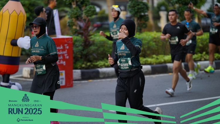 Race photo from Mangkunegaran Run 2025