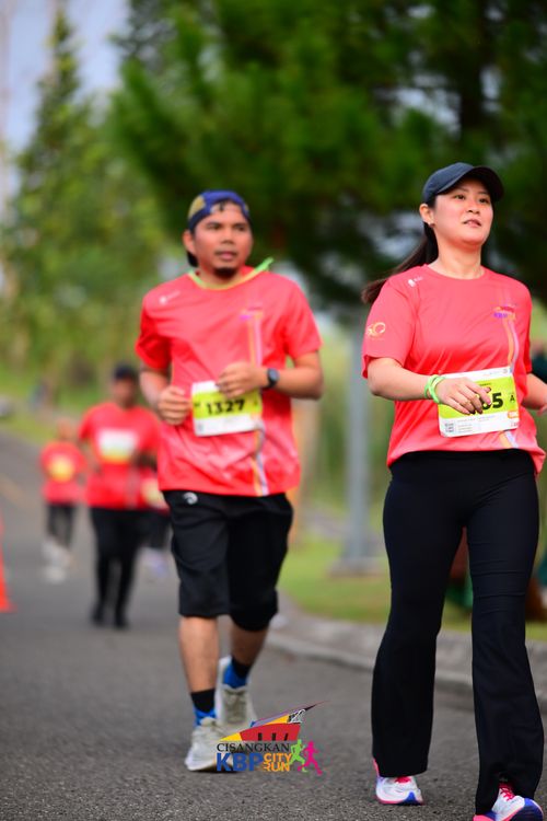 Race photo from CISANGKAN KBP CITY RUN 2025