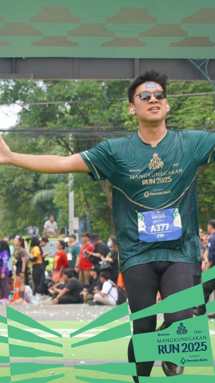 Race photo from Mangkunegaran Run 2025