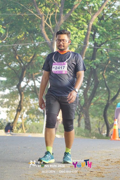 Race photo from BAF LIONS RUN 2024