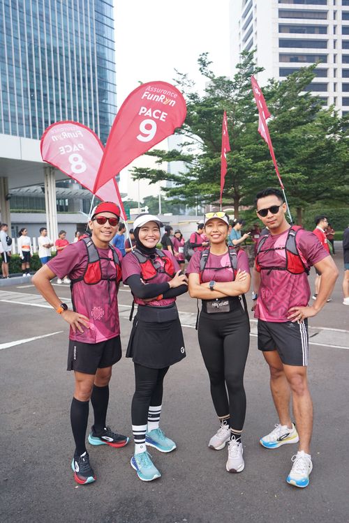 Race photo from Assurance Fun Run 2024
