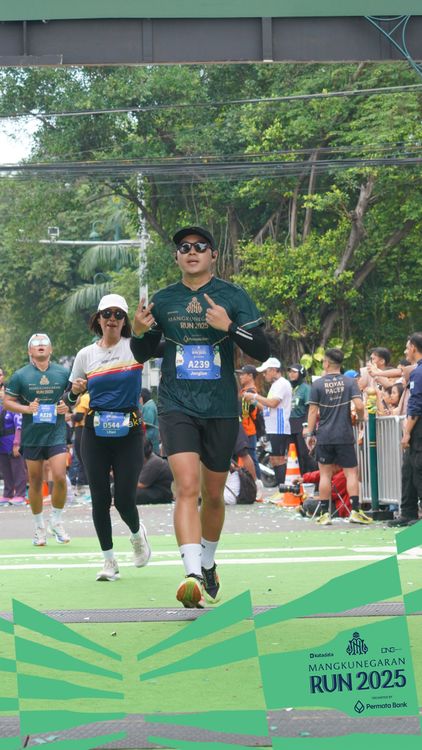 Race photo from Mangkunegaran Run 2025