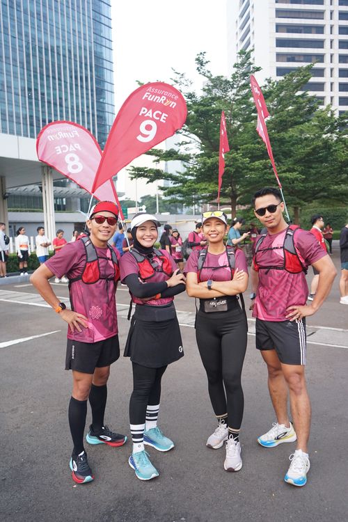 Race photo from Assurance Fun Run 2024