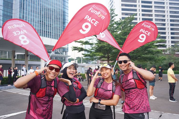 Race photo from Assurance Fun Run 2024