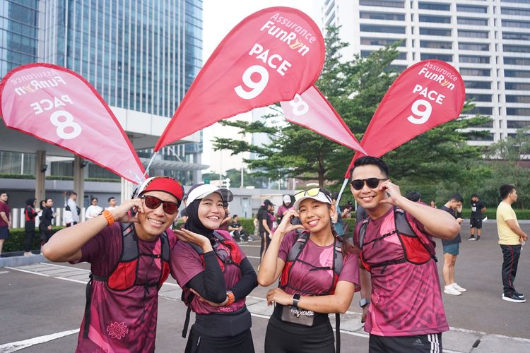 Race photo from Assurance Fun Run 2024
