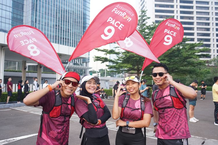 Race photo from Assurance Fun Run 2024