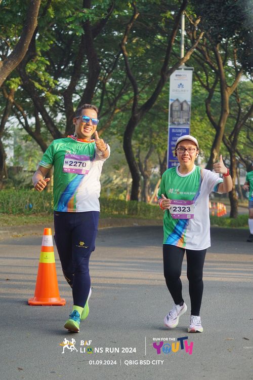Race photo from BAF LIONS RUN 2024