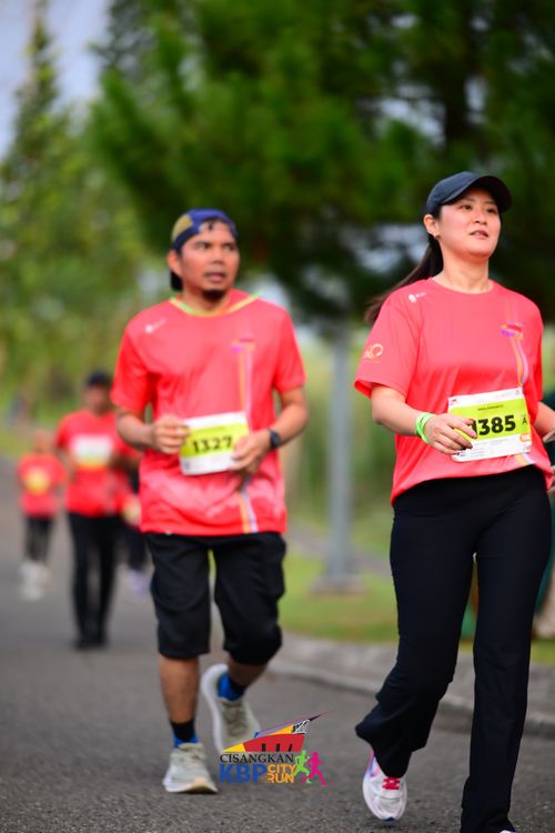 Race photo from CISANGKAN KBP CITY RUN 2025