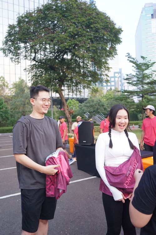 Race photo from Assurance Fun Run 2024