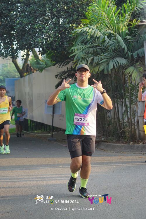 Race photo from BAF LIONS RUN 2024