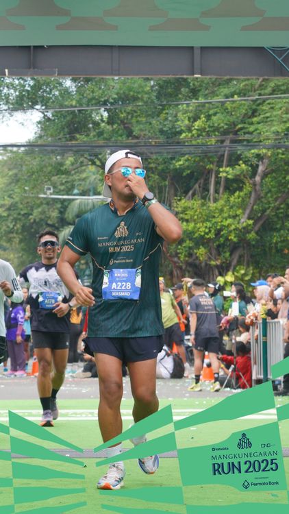 Race photo from Mangkunegaran Run 2025