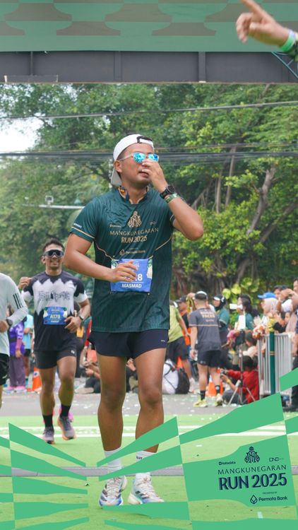 Race photo from Mangkunegaran Run 2025