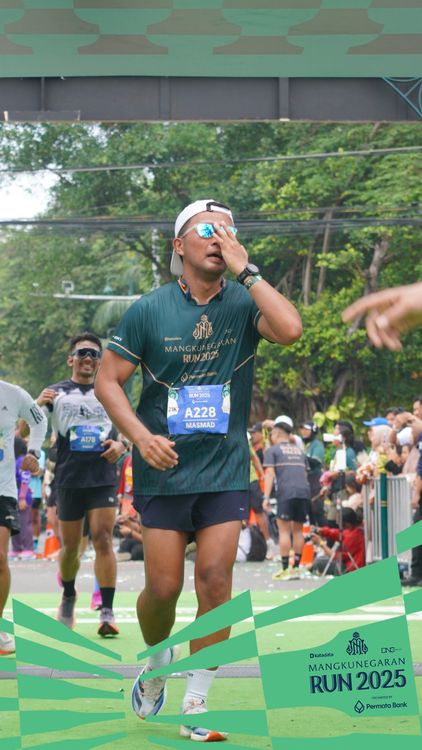 Race photo from Mangkunegaran Run 2025
