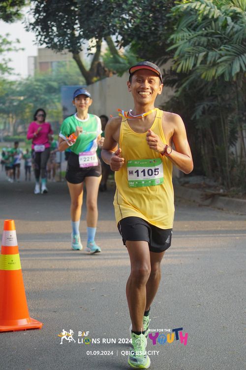 Race photo from BAF LIONS RUN 2024