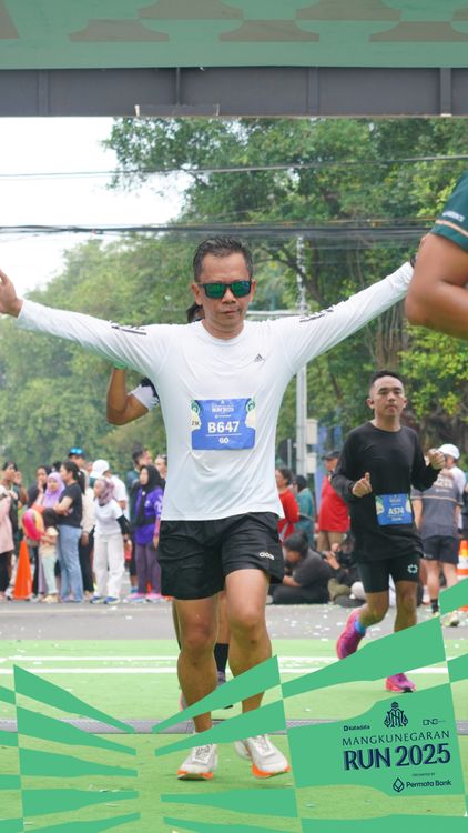 Race photo from Mangkunegaran Run 2025