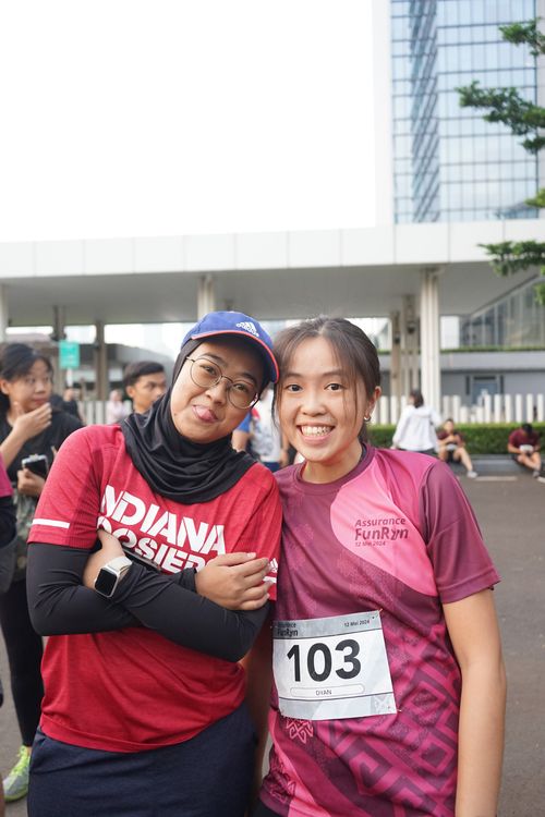 Race photo from Assurance Fun Run 2024
