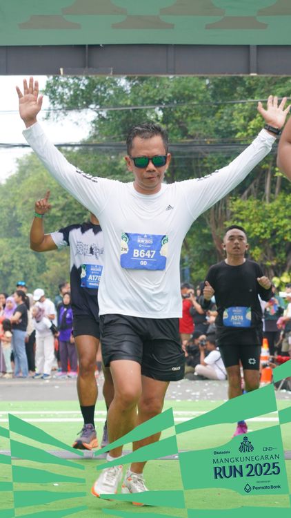 Race photo from Mangkunegaran Run 2025