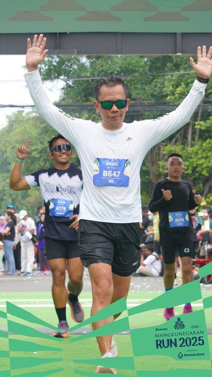 Race photo from Mangkunegaran Run 2025