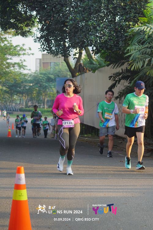 Race photo from BAF LIONS RUN 2024