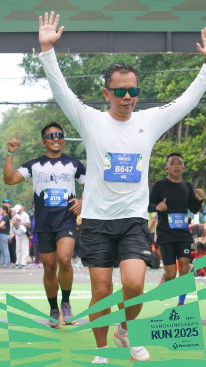 Race photo from Mangkunegaran Run 2025
