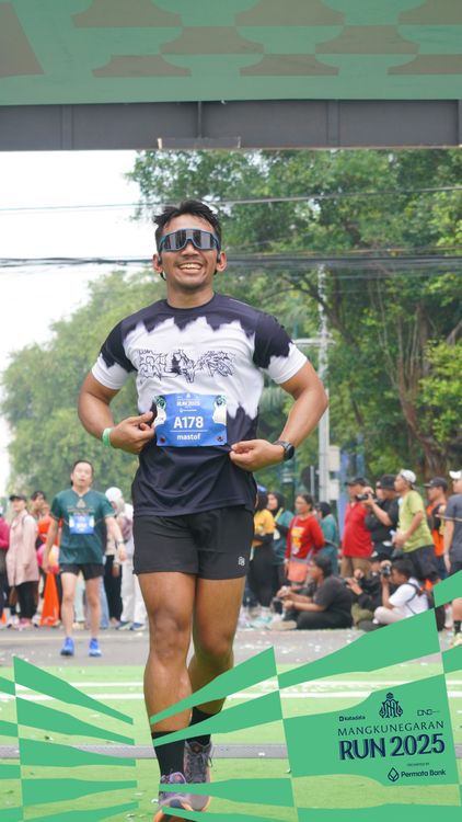 Race photo from Mangkunegaran Run 2025