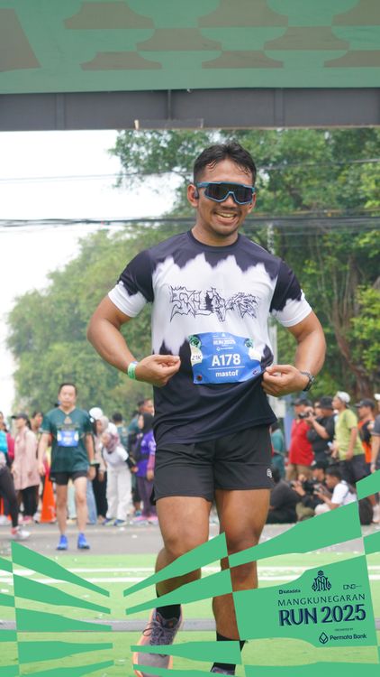 Race photo from Mangkunegaran Run 2025