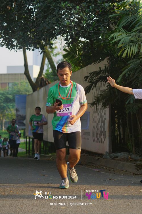 Race photo from BAF LIONS RUN 2024