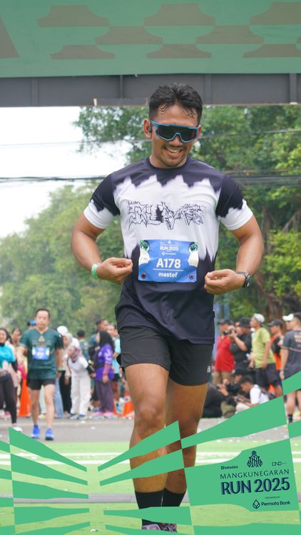 Race photo from Mangkunegaran Run 2025