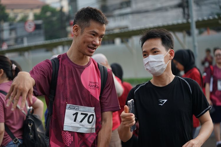 Race photo from Assurance Fun Run 2024