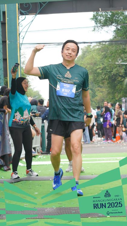 Race photo from Mangkunegaran Run 2025