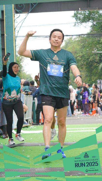 Race photo from Mangkunegaran Run 2025