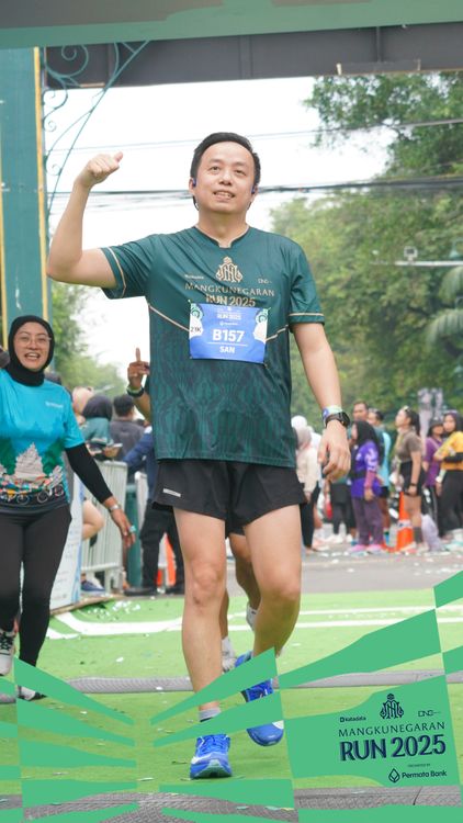 Race photo from Mangkunegaran Run 2025